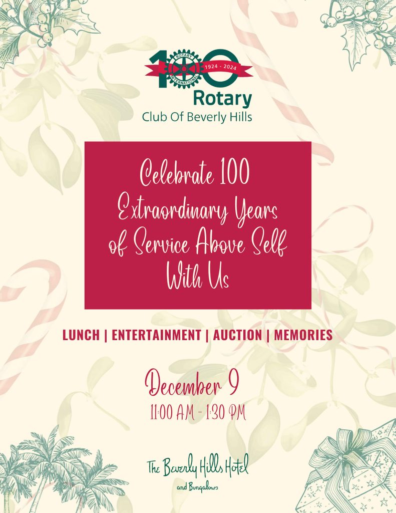 Rotary 100th Invite