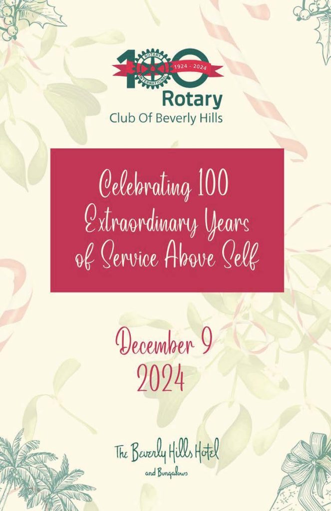 Rotary 100th Program Book Cover